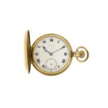 Gentleman's gold plated Pinacle pocket watch, 5cm in diameter :For Further Condition Reports