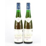 Two bottles of 1976 Domaine Schlumberger Gewurztraminer :For Further Condition Reports Please