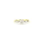 18ct gold diamond solitaire ring, size M, 2.1g :For Further Condition Reports Please Visit Our