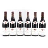 Six bottles of 1995 Adrien Belland Corton Grand Cru red wine :For Further Condition Reports Please