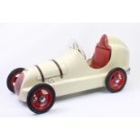 1940's/50's Austin Pathfinder pedal car with detachable bonnet showing a Faux twin cam engine,