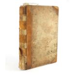 19th century leather bound ships log book relating to the Royal Oak :For Further Condition Reports