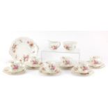 Royal Crown Derby Derby Poses part tea service teaware including six trio's : For Further