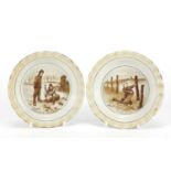 Two Bruce Bairnsfather design Grimwade dishes, each 13.5cm in diameter :For Further Condition