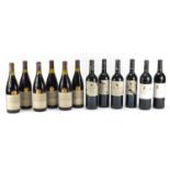 Twelve bottles of red wine comprising two bottles of 2000 Château De Calce Cotes Du Roseeillon,