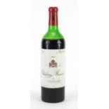Bottle of 1967 Château Musar red wine :For Further Condition Reports Please Visit Our Website.