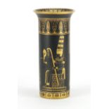 Carlton Ware Tutankhamun vase, factory marks and numbered 2708 to the base, 15cm high :For Further