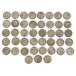 British pre 1947 shillings, 238.0g :For Further Condition Reports Please Visit Our Website.