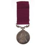 British Military interest George V long service and good conduct medal, warded to STAFFSERGT.H.F.