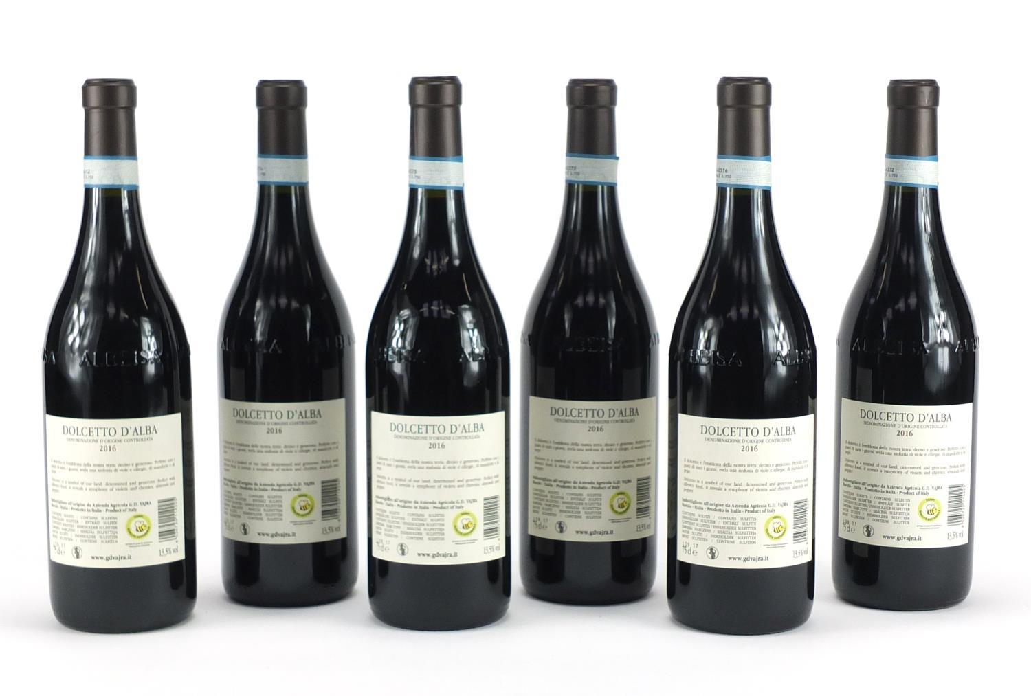 Six bottles of 2016 G D Vajra Dolcetto D'alba red wine :For Further Condition Reports Please Visit - Image 4 of 4