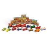 Fifteen Matchbox die cast vehicles with boxes including some Superfast, comprising numbers no.5,