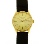 Vintage gentleman's Favre-Leuba Sandow wristwatch with box and paperwork, the case numbered 3822,