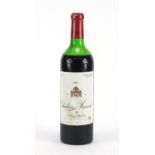 Bottle of 1967 Château Musar red wine :For Further Condition Reports Please Visit Our Website.