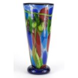 Large Murano Millefiori glass vase, 41cm high :For Further Condition Reports Please Visit Our