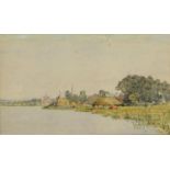 Percy Robertson - Truro, Cornwall, watercolour, inscribed Royal Institute of Painters in