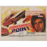 Vintage Vanishing Point UK quad film poster, printed by Lonsdale and Bartholomew :For Further
