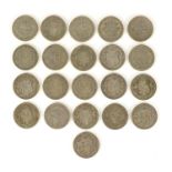 British pre 1947 half crowns, 284.0g :For Further Condition Reports Please Visit Our Website.