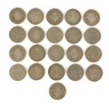 British pre 1947 half crowns, 283.0g :For Further Condition Reports Please Visit Our Website.