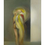 Armando Alemdar 2012 - Pandora, oil on linen, framed, 61cm x 50.5cm :For Further Condition Reports