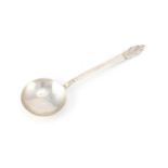 Arts & Crafts silver spoon by C J Vander, 18cm in length, 50.0g :For Further Condition Reports