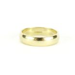 9ct gold wedding band, size S, 4.5g :For Further Condition Reports Please Visit Our Website. Updated