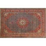 Rectangular Iranian wool Tabriz design carpet, 361cm x 246cm zzz :For Further Condition Reports