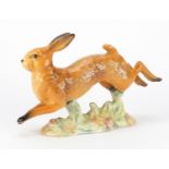 Beswick leaping hare, numbered 1024, 23cm in length :For Further Condition Reports Please Visit