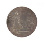 Franco British Exhibition 1908 silver medal by F Bowcher, 5cm in diameter, 62.1g :For Further