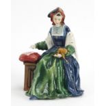 Royal Doulton figurine - Catherine of Aragon HN3233 limited edition 2910/9500, 17cm high :For