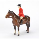 Beswick huntsman on horseback, 21cm high :For Further Condition Reports Please Visit Our Website.