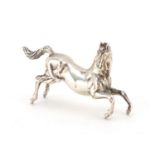 Silver model of a horse, stamped 925, 6cm high, 32.0g :For Further Condition Reports Please Visit