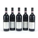 Five bottles of 2011 Illuminati Zanna red wine :For Further Condition Reports Please Visit Our