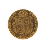 Queen Victoria 1887 shield back half sovereign :For Further Condition Reports Please Visit Our