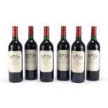 Six bottles of 1985 Château Ormes De Pez St Estephe red wine :For Further Condition Reports Please