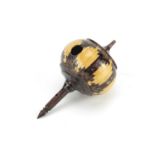 Victorian Tunbridge Ware spinning top, 6cm in length :For Further Condition Reports Please Visit Our
