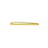 9ct gold bar brooch, 5cm in length, 2.2g :For Further Condition Reports Please Visit Our Website.