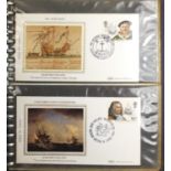 Maritime England first day covers by Benham, arranged in an album, limited edition 116/1020 : For