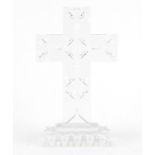 Ragaika crystal crucifix paperweight, 26cm high : For Further Condition Reports Please visit our