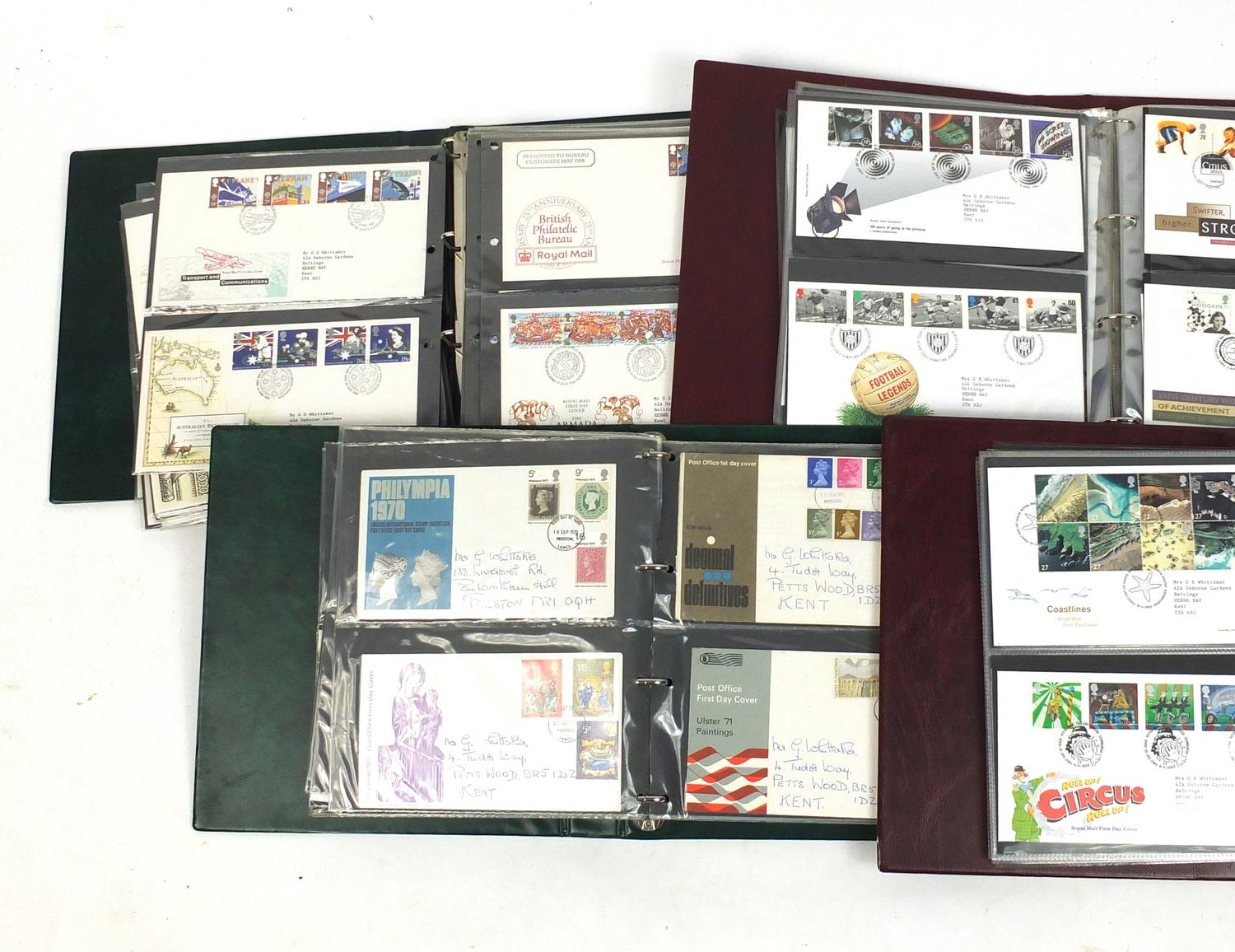 Five albums of first day covers : For Further Condition Reports Please visit our website - We update - Image 2 of 3