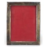 Rectangular silver easel photo frame, hallmarked Birmingham 1901, 16.5cm high : For Further