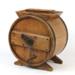 Vintage pine butter churn, 44cm high : For Further Condition Reports Please visit our website - We