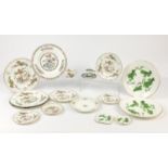 Collectable china including Coalport Chinese Willow, Wedgwood Chinese Dragons and Crown