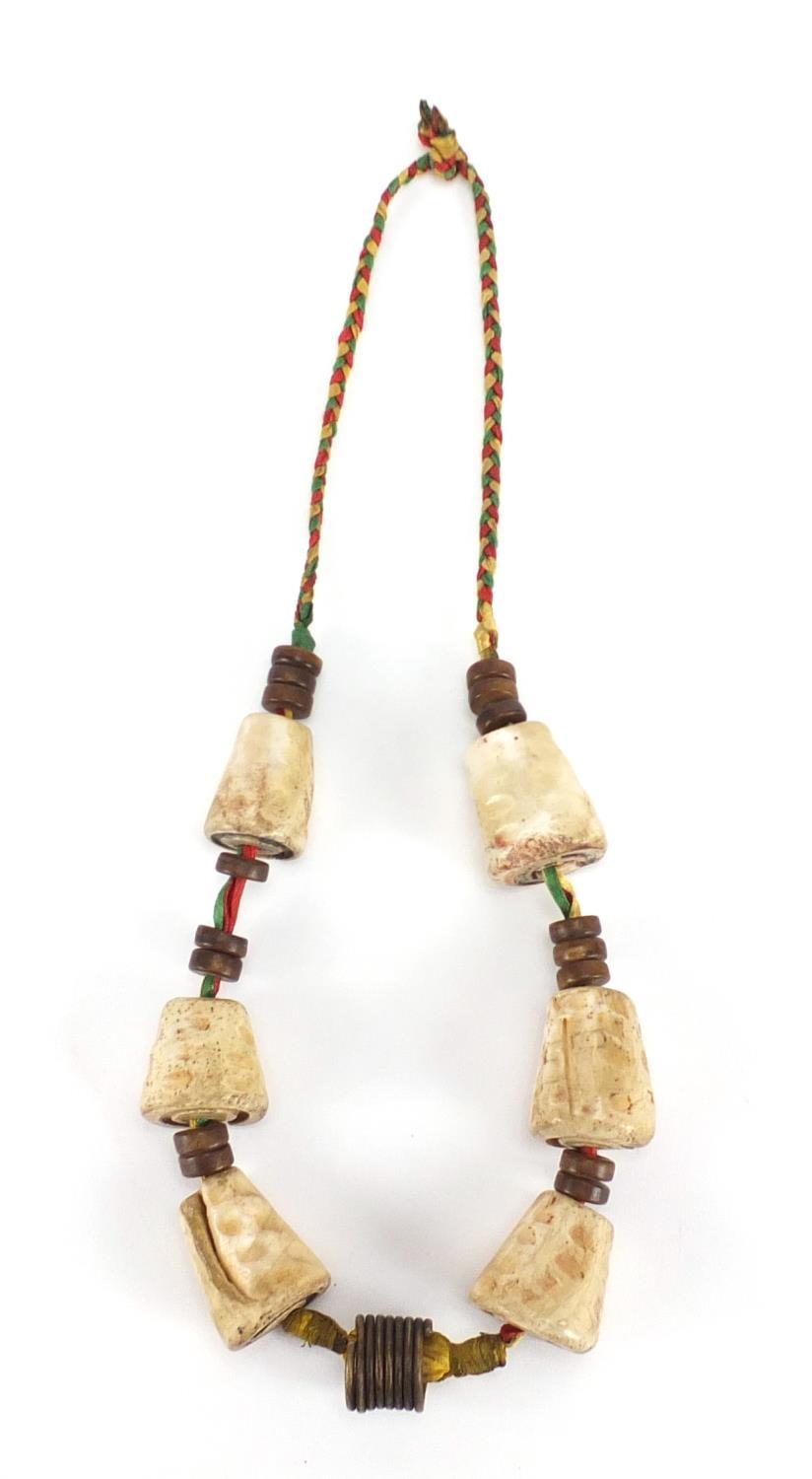 Tribal interest shell necklace : For Further Condition Reports Please visit our website - We - Image 6 of 6