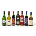 Seven bottles of alcohol including Croft Original Sherry and Merlot : For Further Condition
