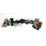 Cameras, lenses and accessories including Pentax, Asahi, Nikkor, Olympus and Hitachi : For Further