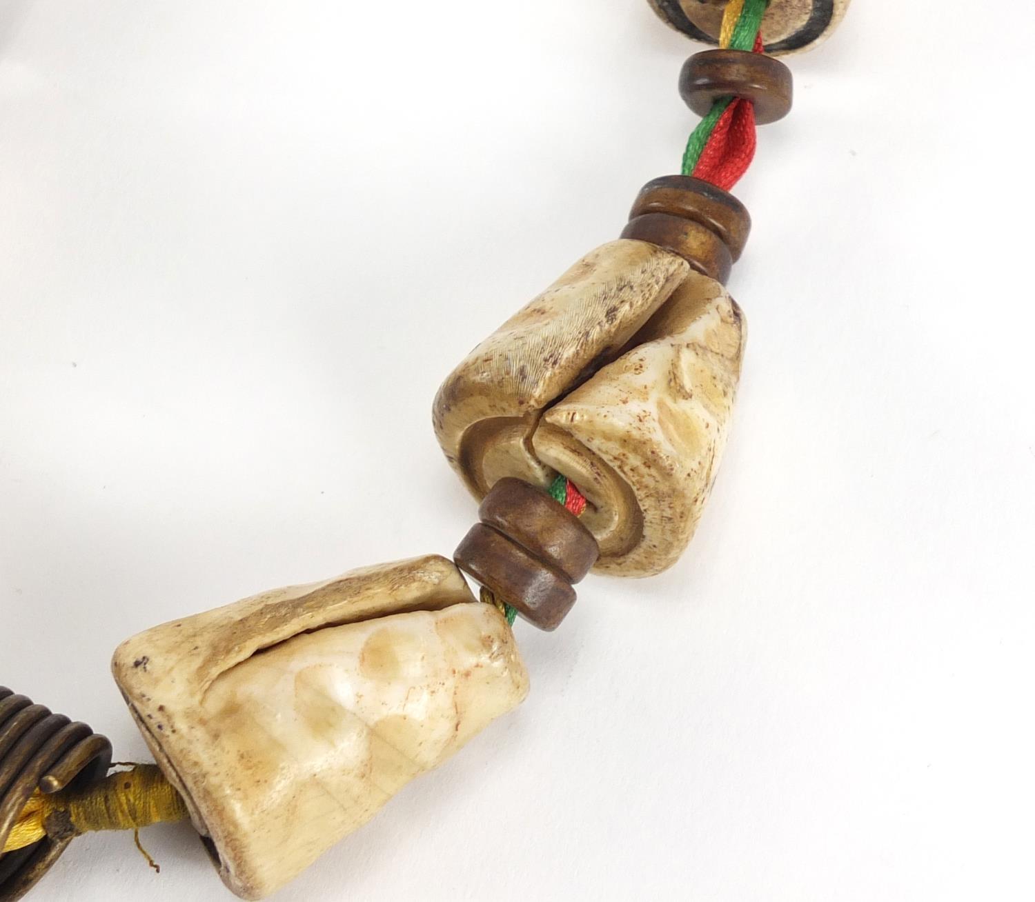 Tribal interest shell necklace : For Further Condition Reports Please visit our website - We - Image 4 of 6