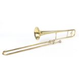 Warner brass trombone, 115cm in length : For Further Condition Reports Please visit our website - We