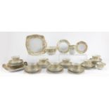 Noritake cream and gilt pattern tea service : For Further Condition Reports Please visit our website