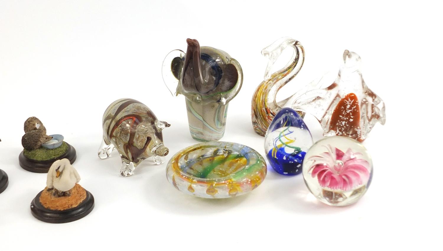 China and glassware including Zampiva Italian figures, Country Artists animals and colourful glass - Image 4 of 6