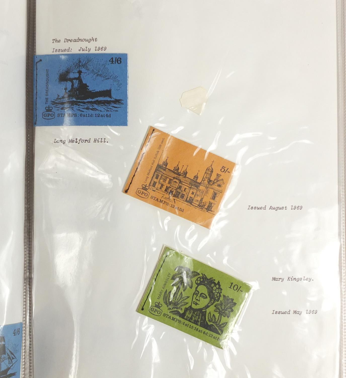 Stamp booklets including Royal Mail, GPO, Jersey and Guernsey arranged in an album : For Further - Image 3 of 4